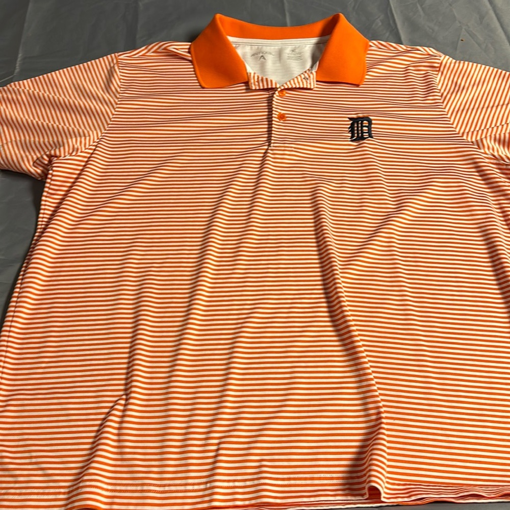 Antigua Detroit Tiger golf shirt